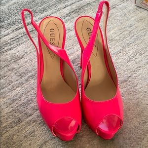 Hot pink heels